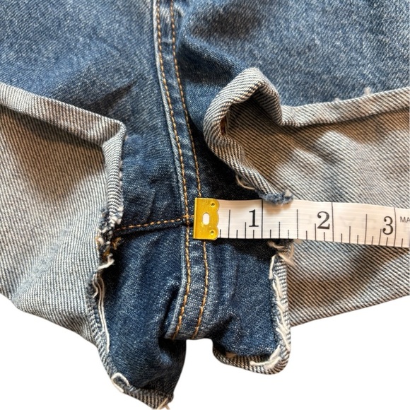 Rag & Bones Maya High Waist Raw Hem Cutoff Denim Hot Shorts Woman’s Sz 31 - Picture 13 of 14